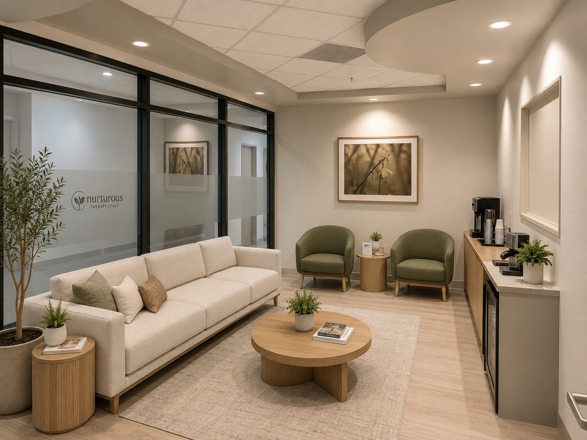 Concept rendering of the Nurturous family waiting room